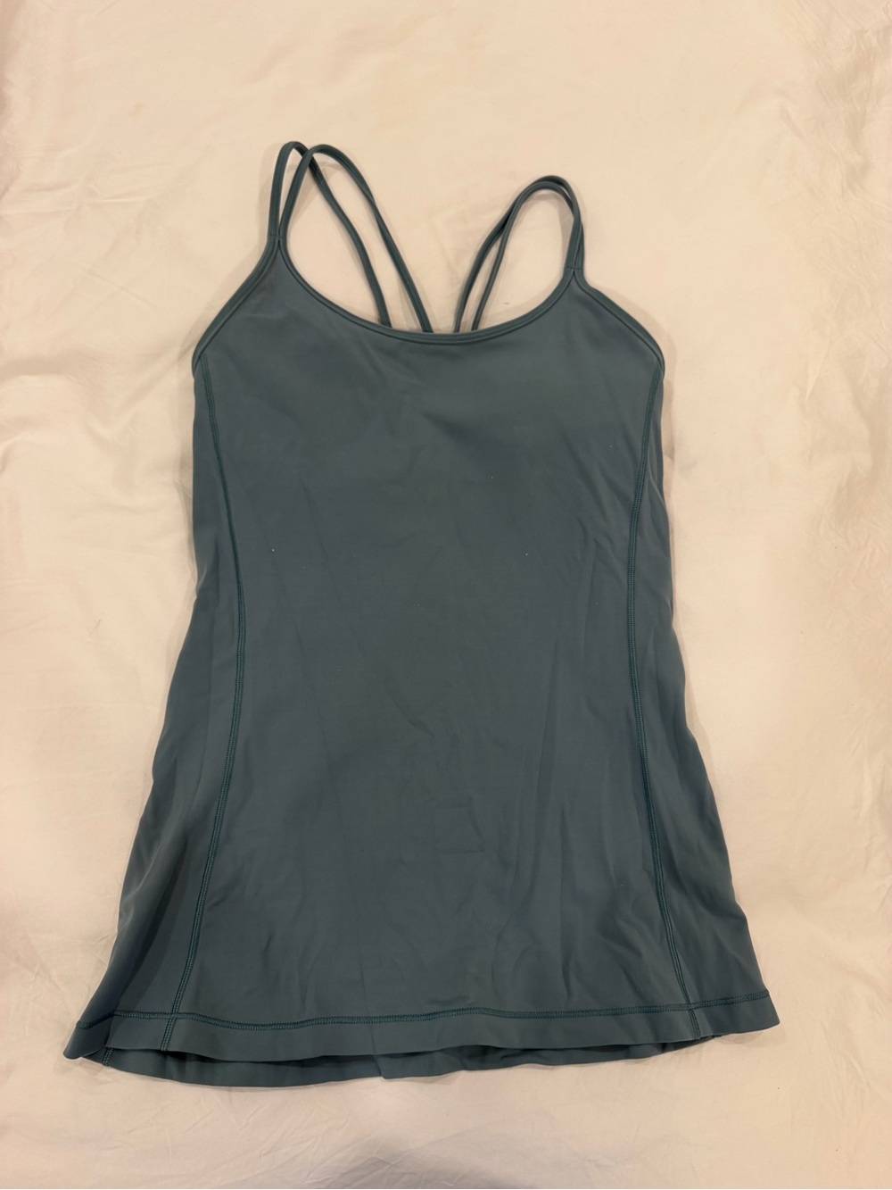 lululemon athletica Teal Double-Strap Camisole